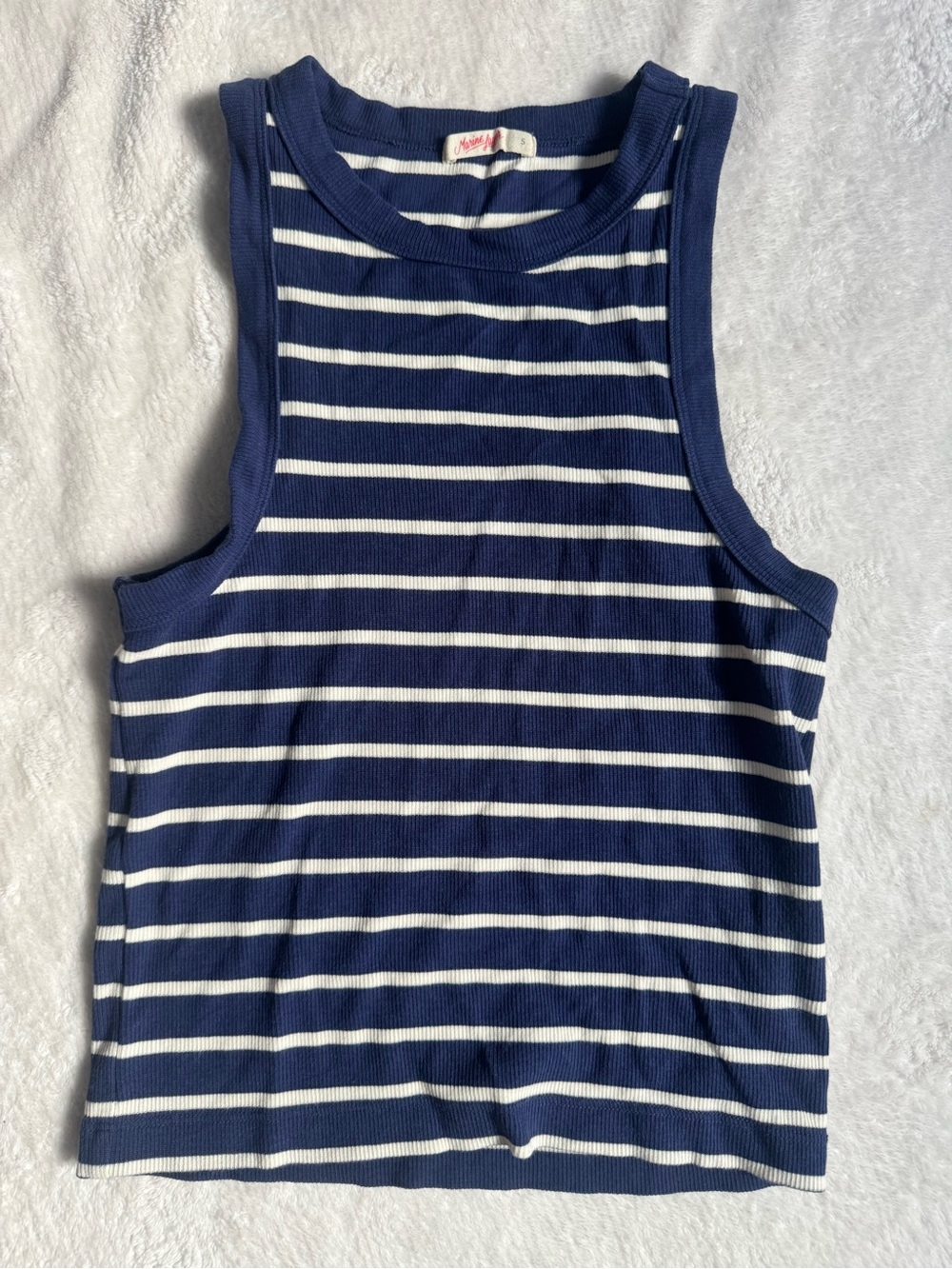 Marine Layer Striped Ribbed Tank - Picture 2 of 7